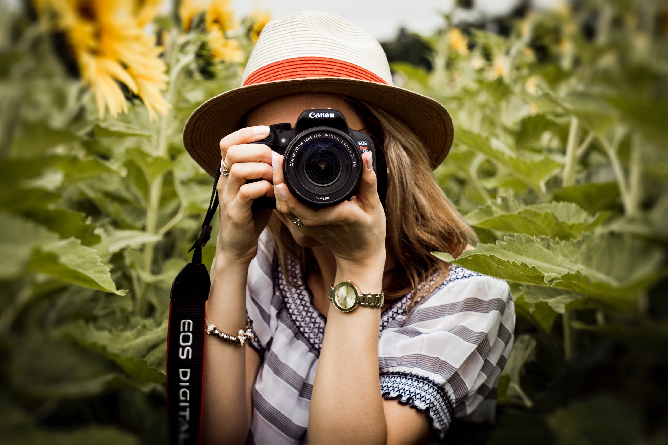 woman taking a picture